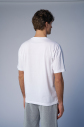 Peak Erkek Beyaz Oversize Tişört | 7037 - 4