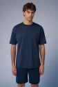 Peak Erkek Koyu Lacivert Oversize Tişört | 7037 - 2