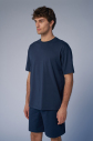 Peak Erkek Koyu Lacivert Oversize Tişört | 7037 - 3