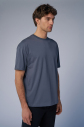 Peak Erkek Koyu Gri Oversize Tişört | 7037 - 3