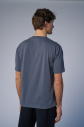 Peak Erkek Koyu Gri Oversize Tişört | 7037 - 5