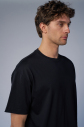 Peak Erkek Siyah Oversize Tişört | 7034 - 2