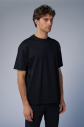 Peak Erkek Siyah Oversize Tişört | 7034 - 6