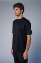 Peak Erkek Siyah Oversize Tişört | 7034 - 7